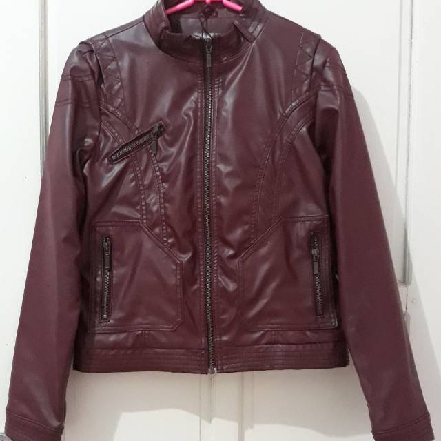 jaket kulit AKO original preloved