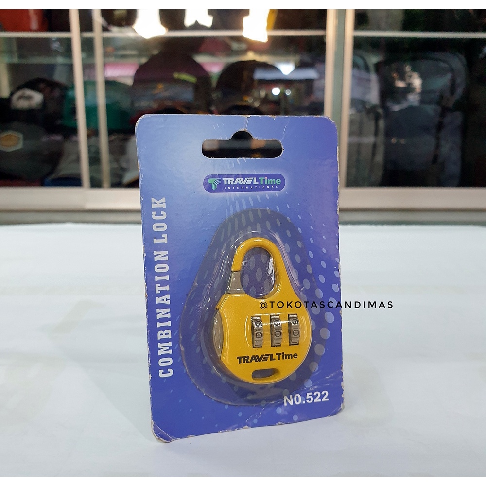 Travel Time Gembok Kombinasi Koper / Tas