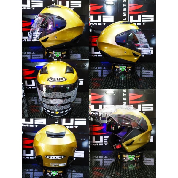 ZEUS HELM ZS611 SOLID | GOLDEN YELLOW  | ZS611 - ZS -611