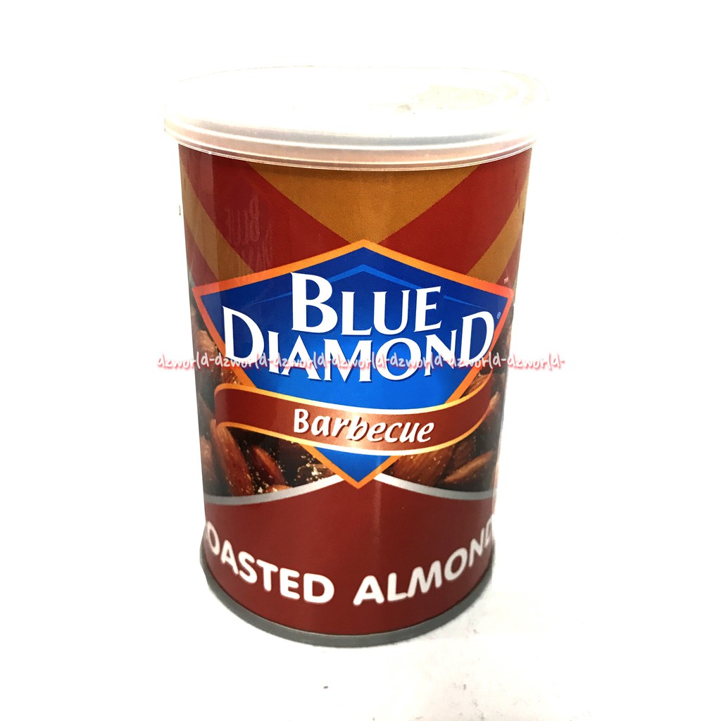 Blue Diamond 150gr Almond Honey Roasted Salted Unsated Natural Toasted Barbecue Kacang Kaleng