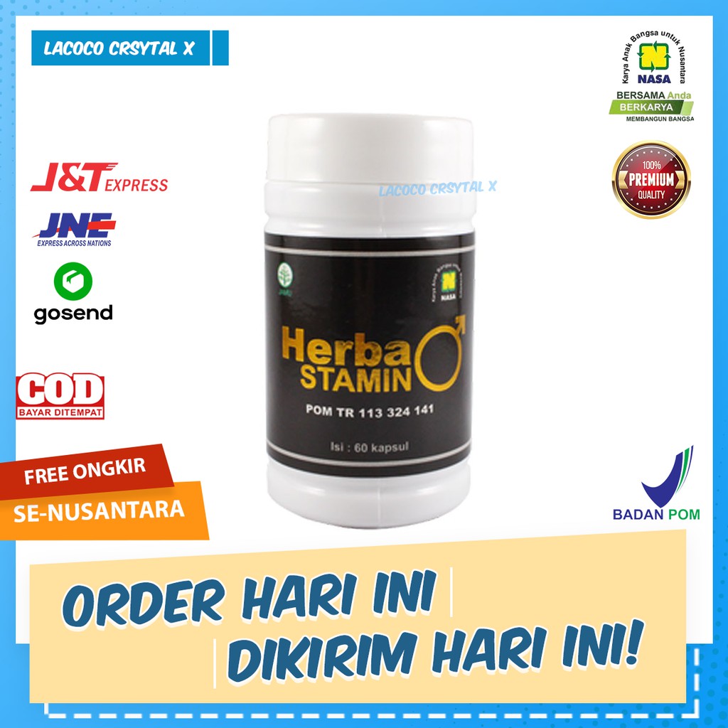 OBAT KUAT PRIA HERBASTAMIN NASA - PENAMBAH STAMINA PRIA
