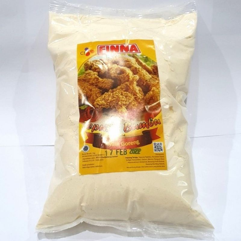 

FINNA TEPUNG BUMBU AYAM GORENG CRISPY 1000 gr MURAH