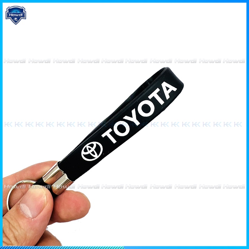 ☆Eksklusif☆Cover Kunci Remote Mobil Bahan Silikon Dengan Logo Gantungan Kunci Untuk Toyota Avanza