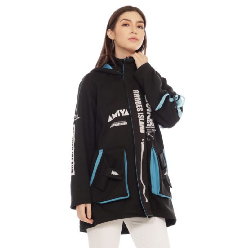 Amiya Arknights Jacket Kostum Cosplay Game