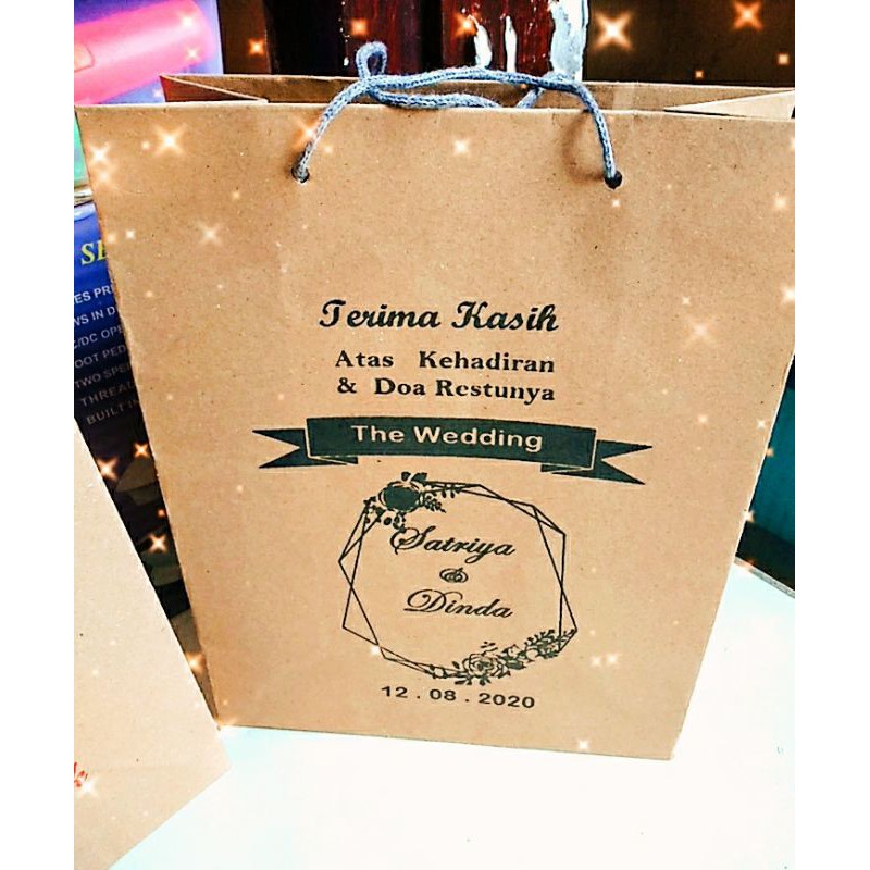 

SALE PAPERBAG POLOS CUSTOM SABLON COKLAT HITAM SOUVENIR RAMADHAN TAS PAPER BAG dan BOX MANGKOK KERAMIK, HADIAH PARCEL IED