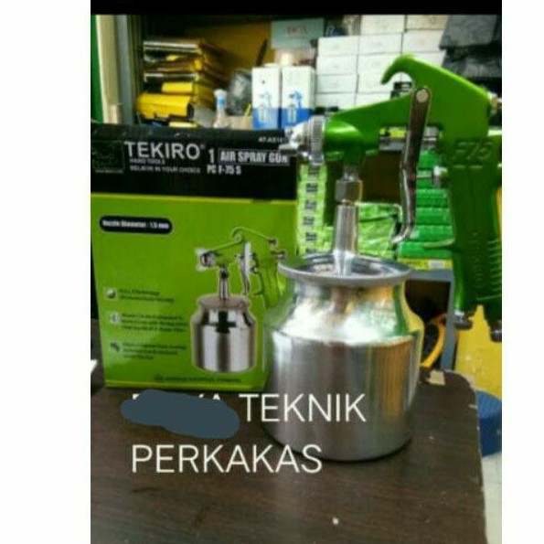 Spray gun F 75 tekiro tabung bawah