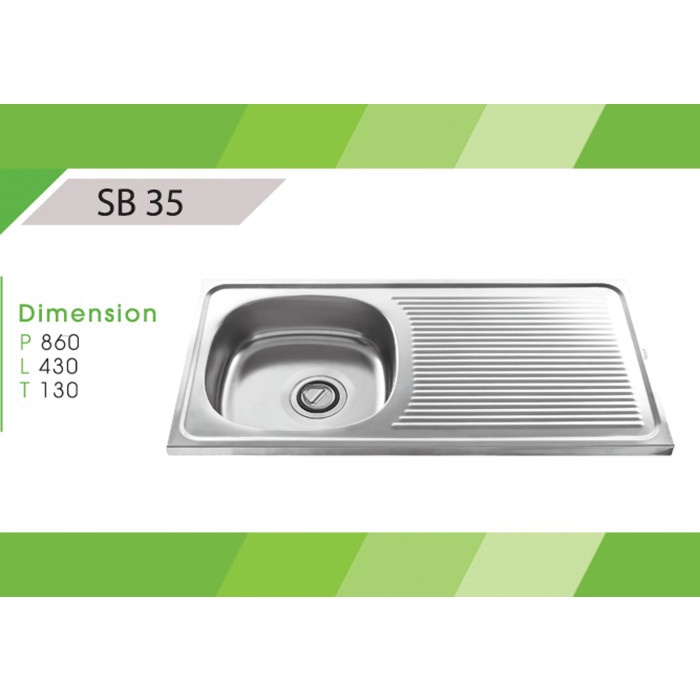 Bak Cuci Piring Sb 35 Royal / Kitchen Sink