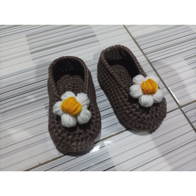 Sepatu Rajut Baby Girl Usia 0-3 Bulan