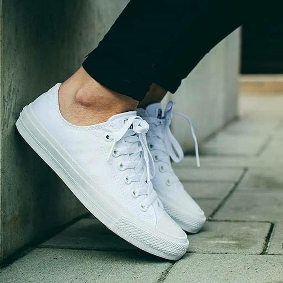 ♨ [GRADE ORIGINAL] SEPATU CONVERSE ALLSTAR ALL STAR FULL HITAM PUTIH POLOS BLACK WHITE PREMIUM VIETN