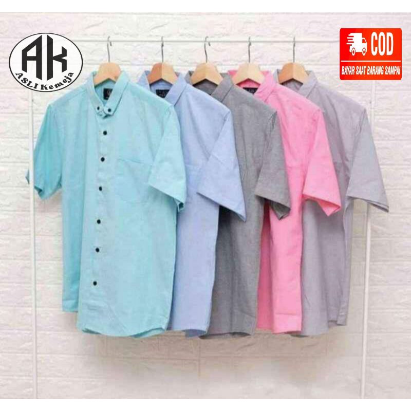 KEMEJA HEM BAJU POLOS SURFING PRIA COWOK LENGAN PENDEK ORIGINAL PREMIUM MURAH BERKUALITAS DISTRO