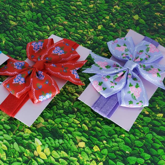 [ORGM] Bando bayi bandana bayi motif bunga sakura
