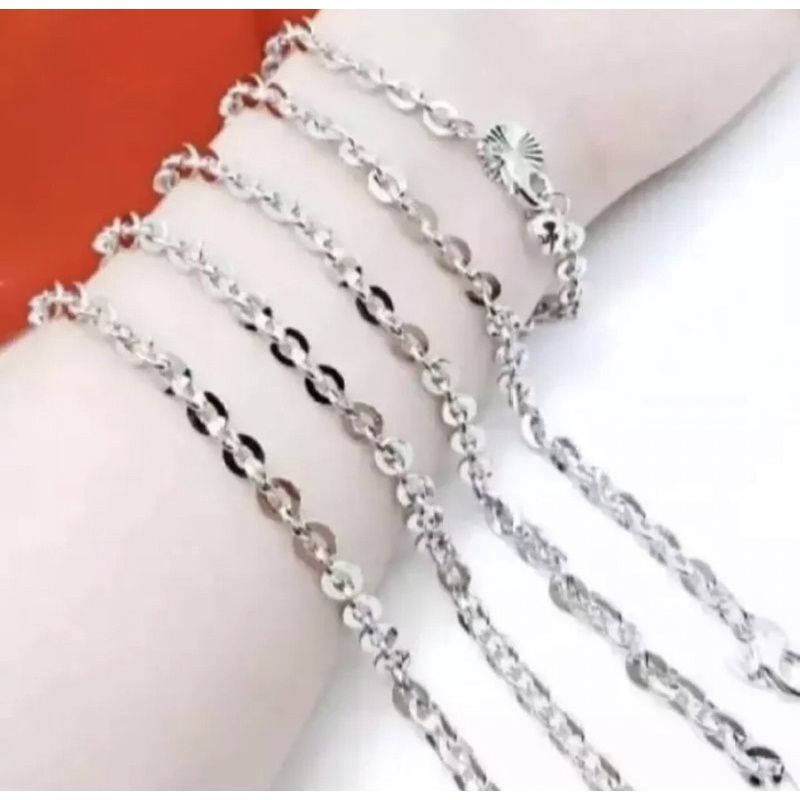 Gelang Tangan Wanita Titanium Model Rantai Nori