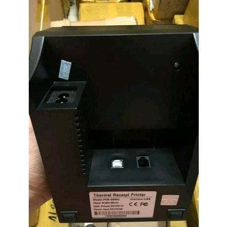 mesin kasir thermal printer struk belanja print paper pos mini