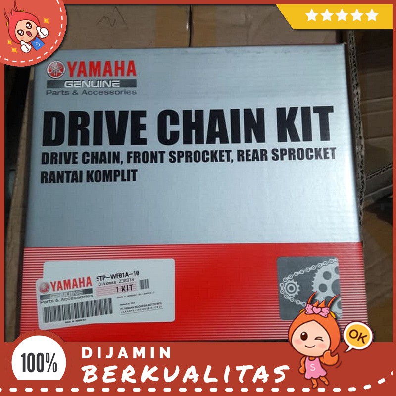 Gir Set / Gear Set Yamaha Jupiter Z Lama / Old Asli Original Yamaha Sparepart Motor Murah