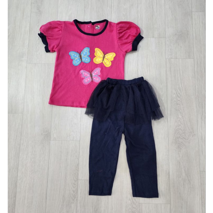 baju bayi perempuan sett celana baby girl