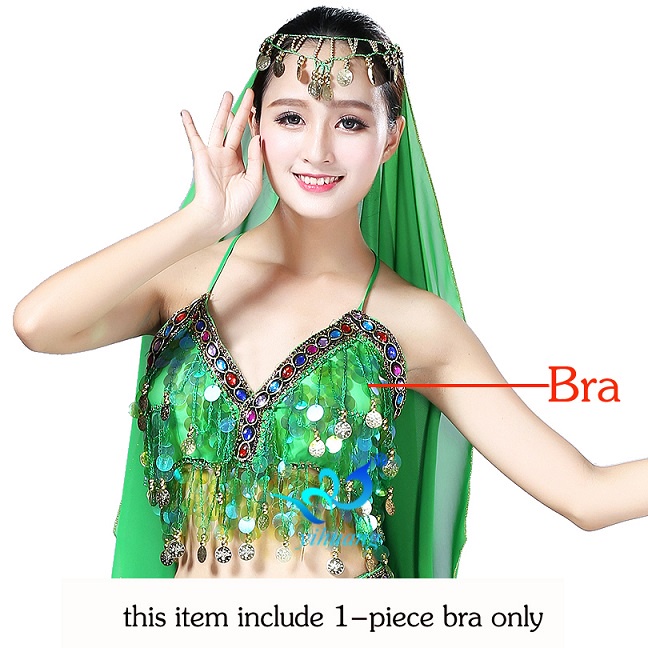 TANK TOP TANKTOP ATASAN BELLY DANCE SEQUIN BAJU TARI PERUT DISCO