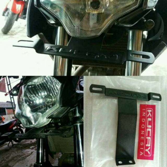 Breket dudukan plat nomor yamaha vixion kucay original