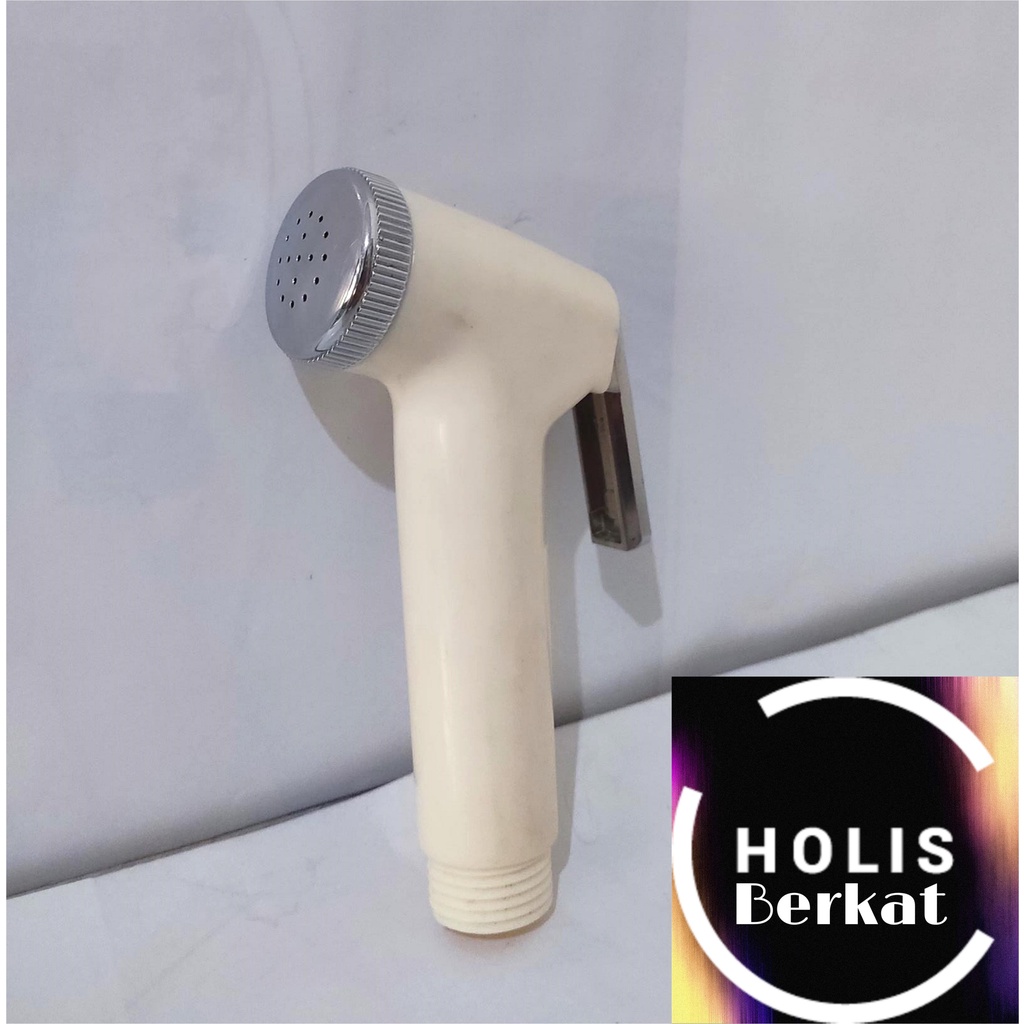 Kepala Jet Shower PVC / Head Shower Cebok Closet Toilet WC White