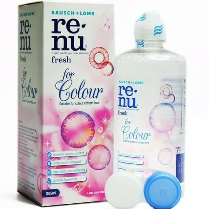 gr8n cairan softlens renu colour / renu pink / air softlens gyyy
