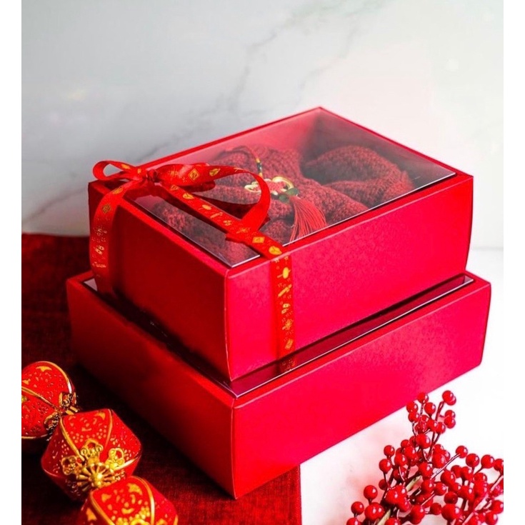 

(MIN 5 pcs) box hampers large, gift box parsel CNY idul fitri, eid mubarak