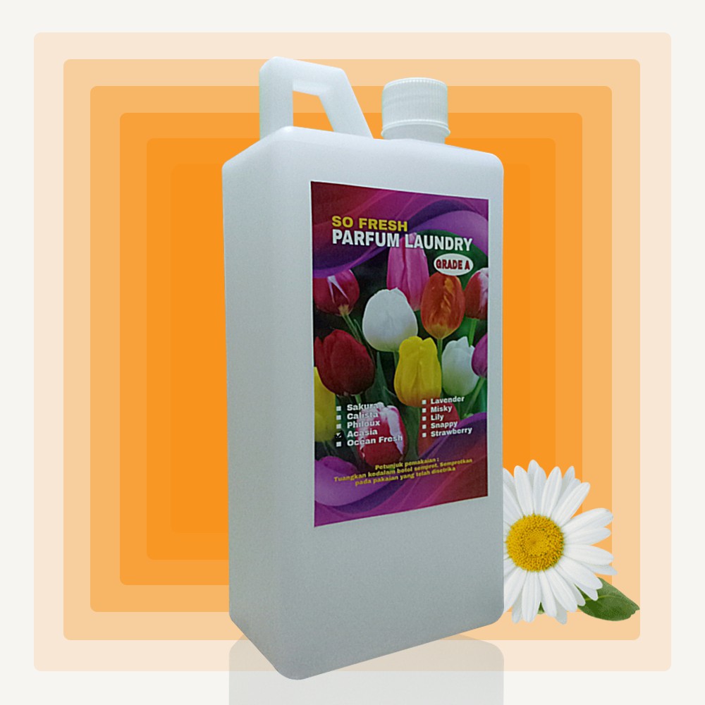 PARFUM LAUNDRY  PEWANGI PAKAIAN AROMA ACASIA 1 LITER