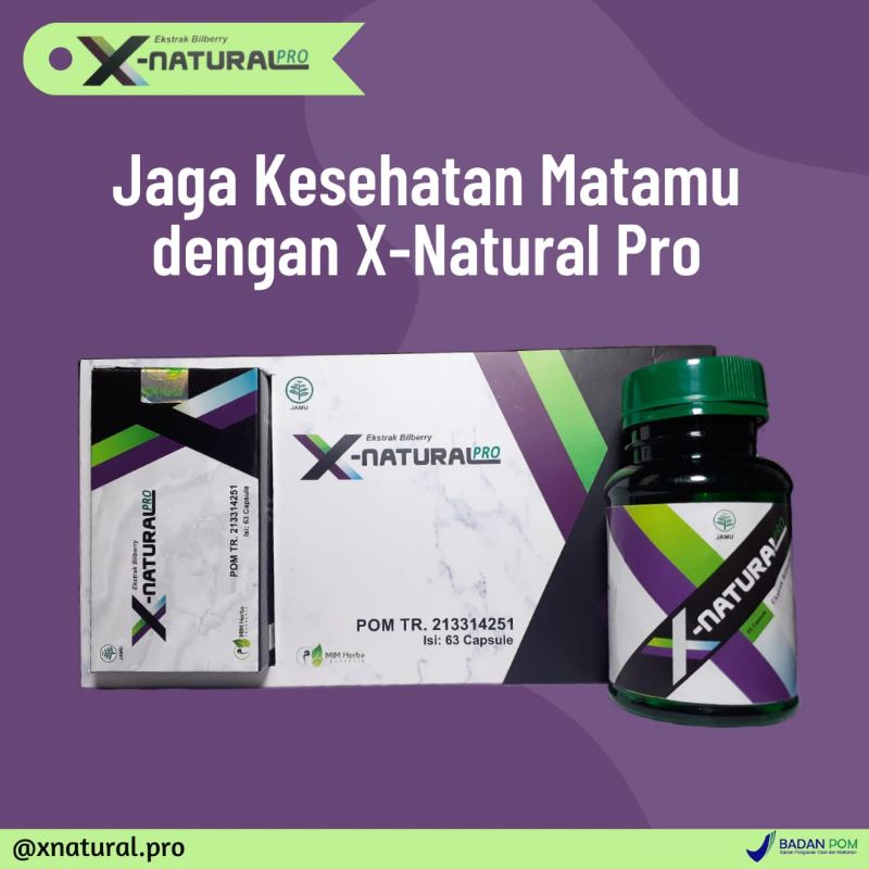 X Natural Pro Tetes Spray &amp; Kapsul Original NEW vitamin mata silinder minus dll