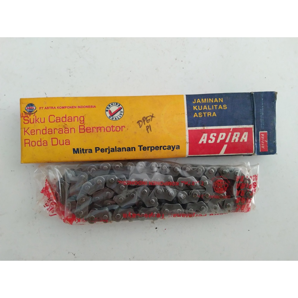 CAM CHAIN RANTAI KETENG/MESIN KAMRAT TIGER ORIGINAL ASPIRA