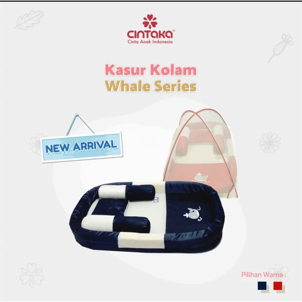 Harga [3 kg] Cintaka Kasur Bayi Kolam Bumper + Kelambu (Bisa Dilepas)
Whale Series - TCK 2542