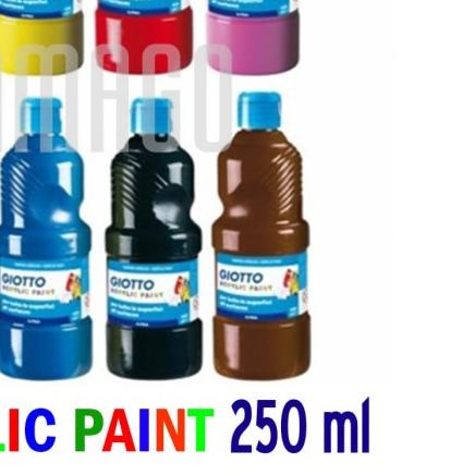 

❆ GIOTTO ACRYLIC PAINT - PILIH WARNA - SATUAN - 250 ml - 5340XX - Red ♢