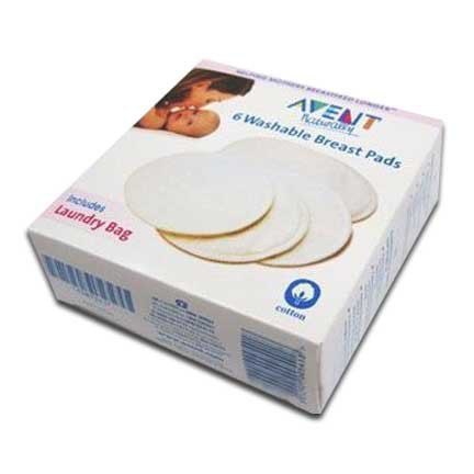 breastpad bahan katun washable/breaspad cuci 6pcs