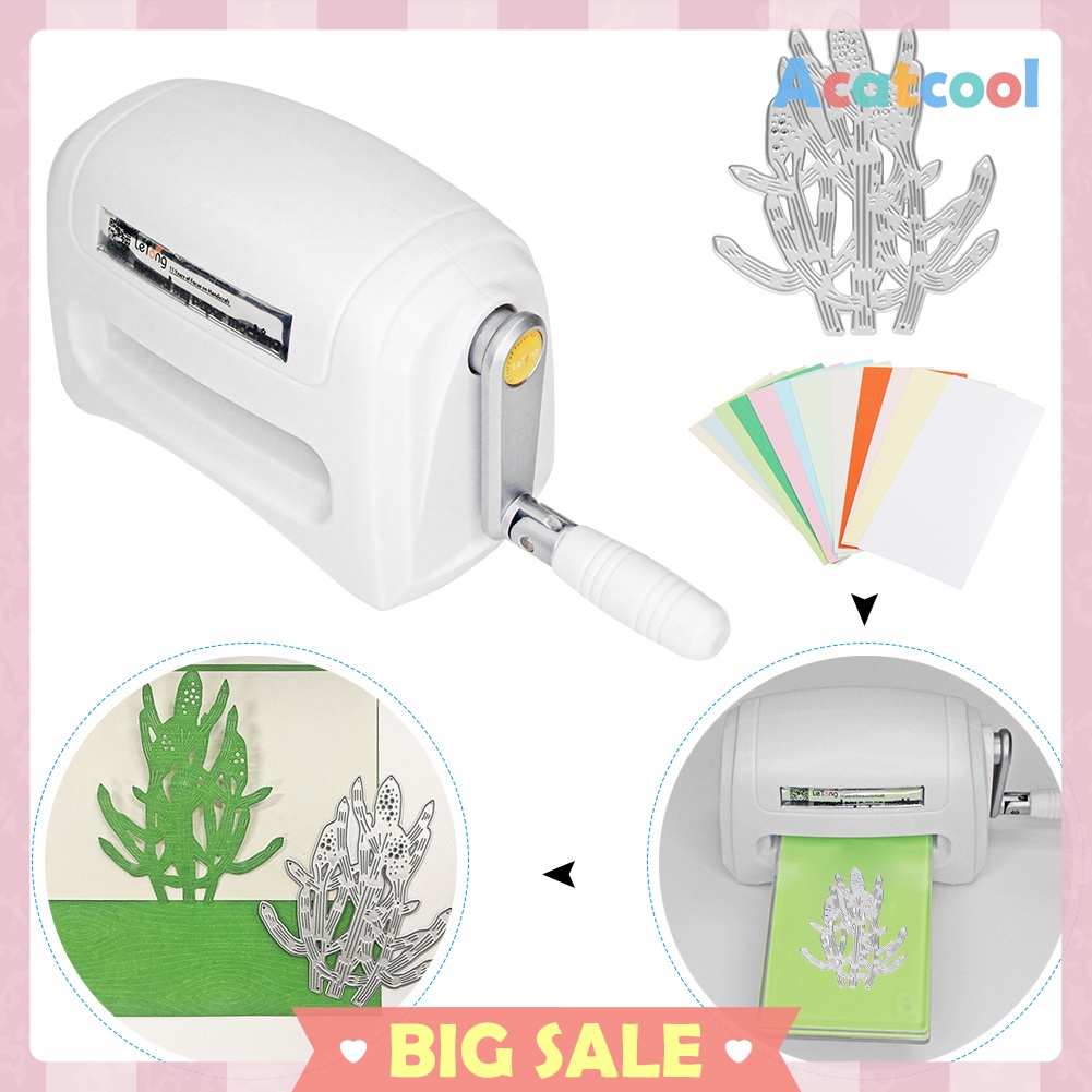 Plastic Paper Cutting Embossing Machine DIY Handcraft Die-Cut Craft Tool