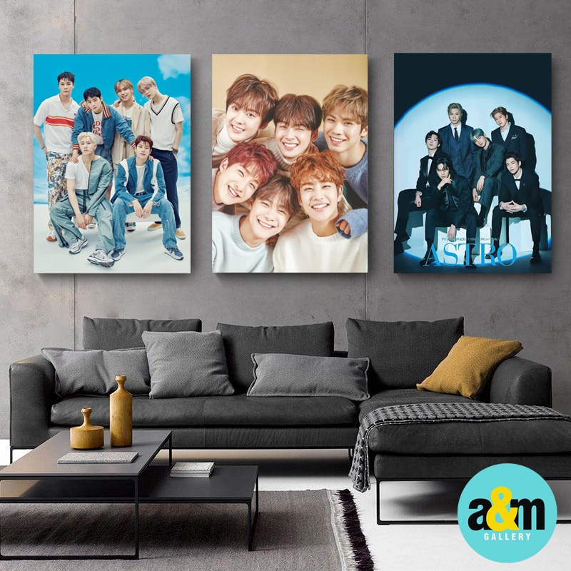 Poster Kayu ASTRO Hiasan Dinding Dekorasi Kamar AROHA I Poster Kayu K-POP Dekorasi Kamar - A&amp;M