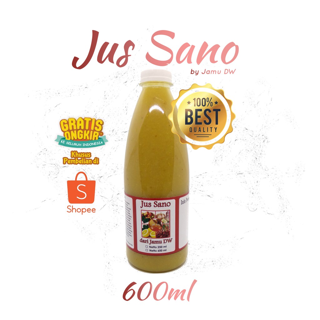 

Jus Langsing - Jus Sano - Jus Jantung - Bawang Putih - Lemon - Madu - Jahe Merah - Cuka Apel 600ml