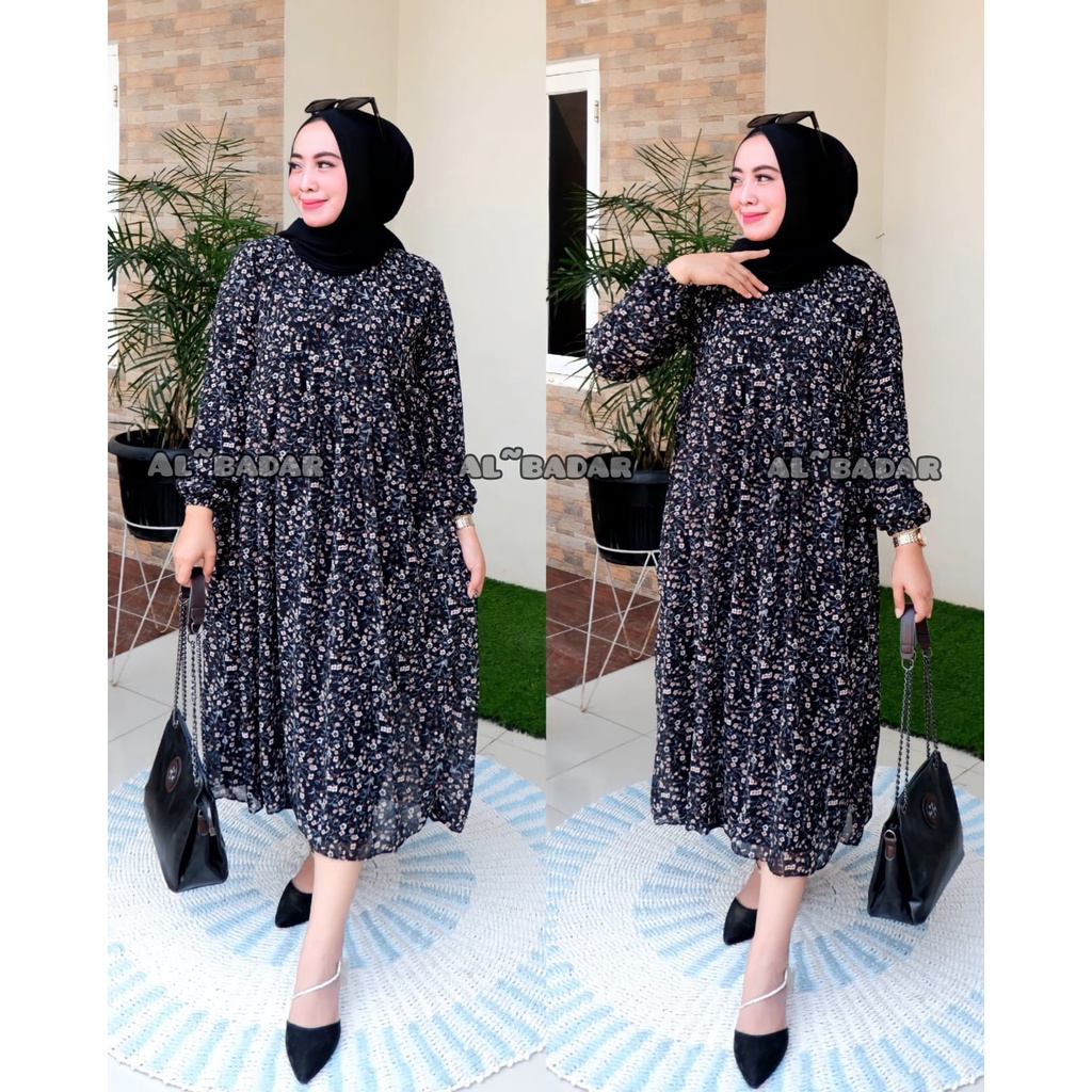 [ BISA COD ] MIDIDRESS CERUTY BABYDOLL MOTIF FRIEANDLY BUSUI MIX TALI SAMPING,MIDIDRESS FRIEANDLY BUSUI MODEL TERBARU,MIDIDRESS TERLARIS MIX TALI SAMPING