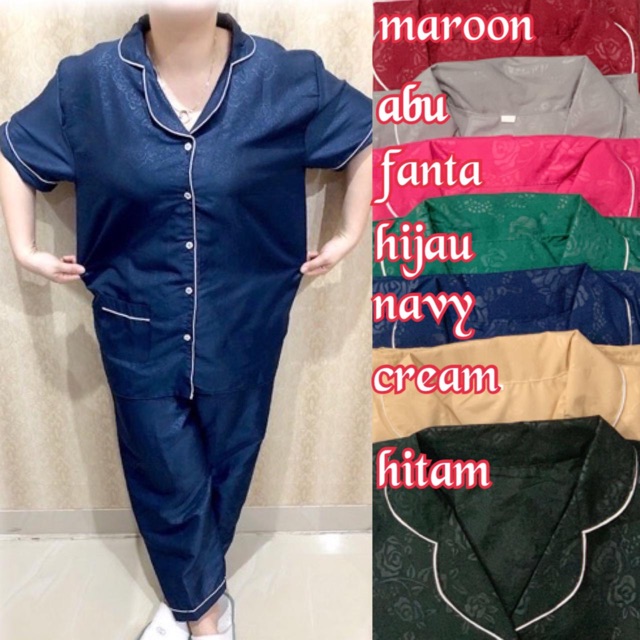 piyama emboss jumbo 3L ld120