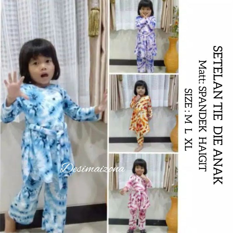 SETELAN ANAK PEREMPUAN MURH MERIAH//MOTIF ABSTRAK