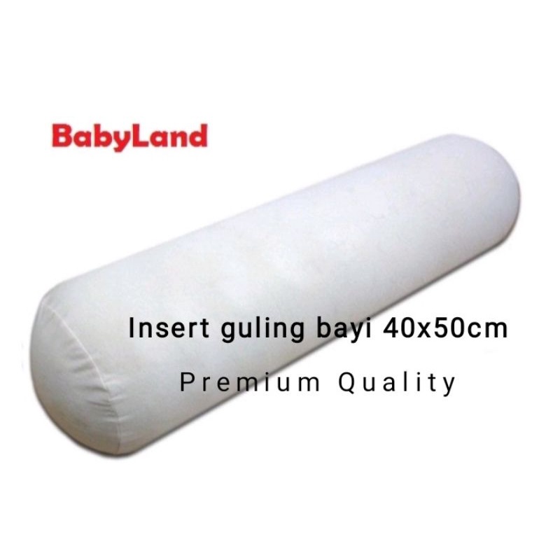 Babyland Putihan/insert guling bayi bahan halus katun