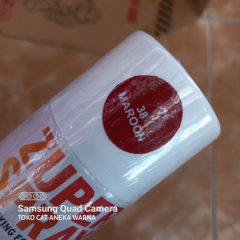 cat semprot 150cc maroon merah marun zuper spray produk dari rj london spray paint pilok pilox