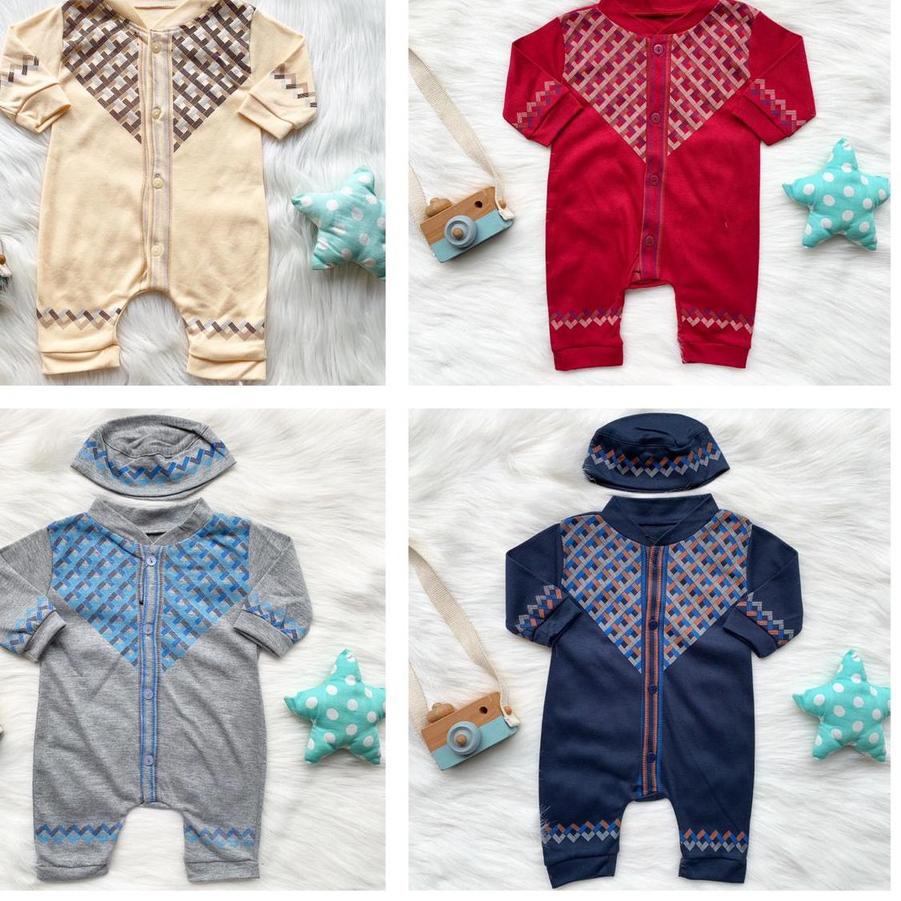 ➳ Koko jumper baju muslim anak bayi newborn 0-12 bulan MIRU ABBY ABID EL baju koko bayi anak cowo ba
