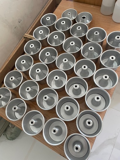 Loyang Chiffon Press Mini Lurus Diameter10cm Dan 12cm Tinggi 8cm Tebal 0,8cm