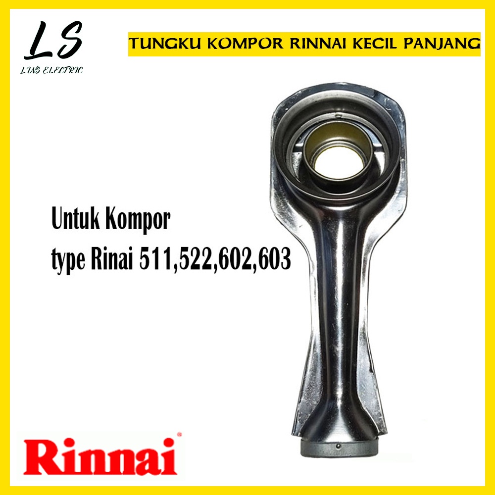 Tungku Kompor Gas Rinai  kecil panjang (type Rinai 511,522,602,603)