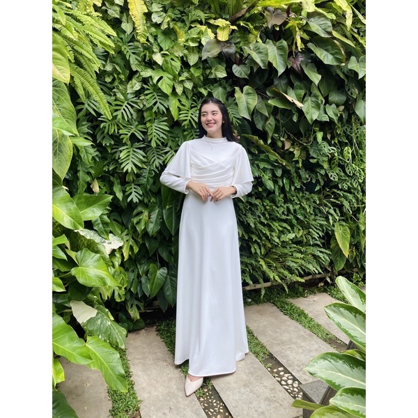 Chewid dress ranty scuba dress pesta polos mewah