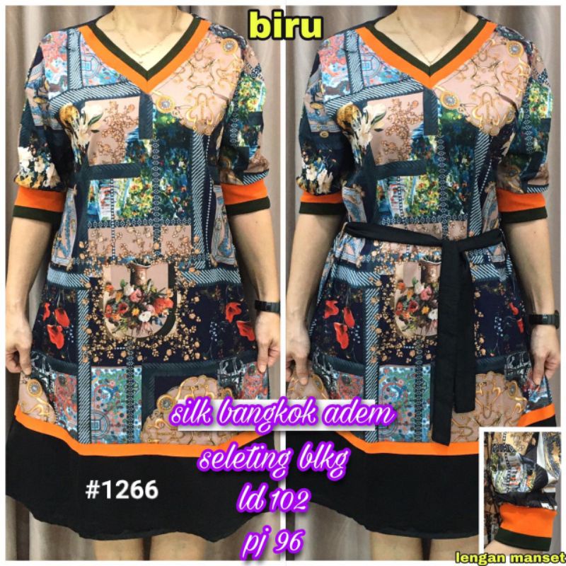 Dres import bangkok silk bkk sn1266