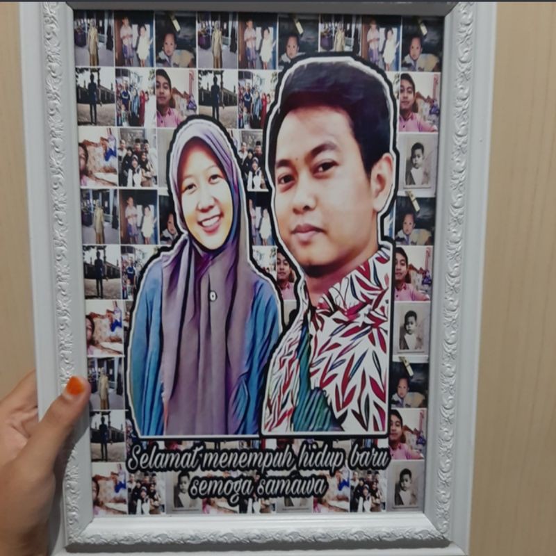 

Hadiah Frame DesignArt A4 (Mozaik Art)