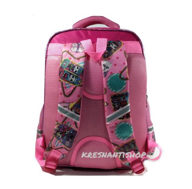 Tas ransel anak karakter LOL sekolah perempuan impor