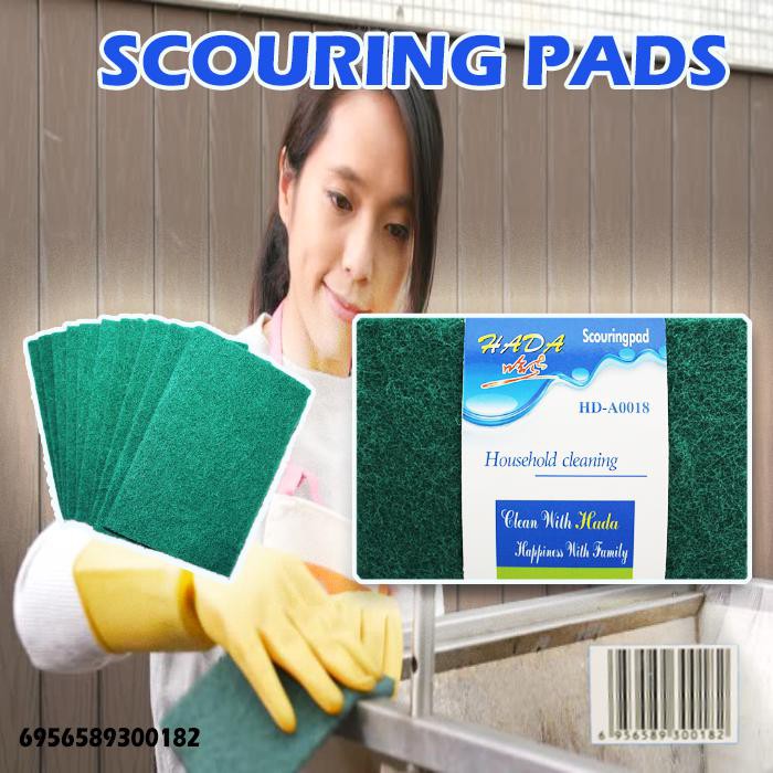 Scouring Pads Serabut Cuci Piring Hijau Isi 10 Pembersih Panci Keren