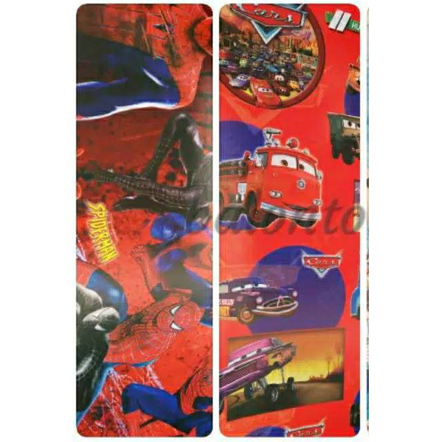 

Kerta Kado Glossy Tebal Spiderman Cars SuperWings Ultramen / Kertas Kado Karakter Bahan Tebal Satuan