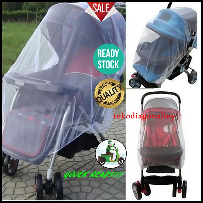 Kelambu Stroller Anti Nyamuk Model Jaring Nyamuk Serat Mesh Murah