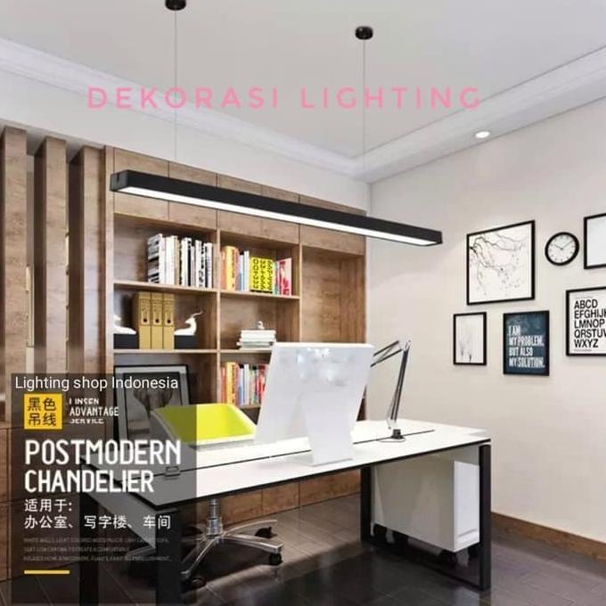 Lampu gantung led lampu plafon led office hanging lamp lampu panjang l