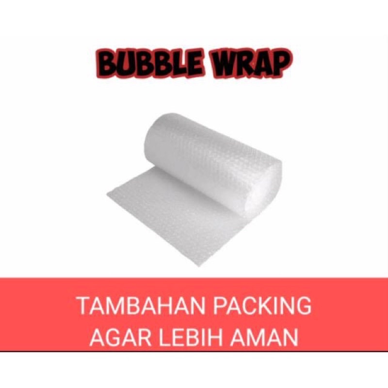 

Tambahan Bubble wrap pengiriman menggunakan expedisi/luar kota